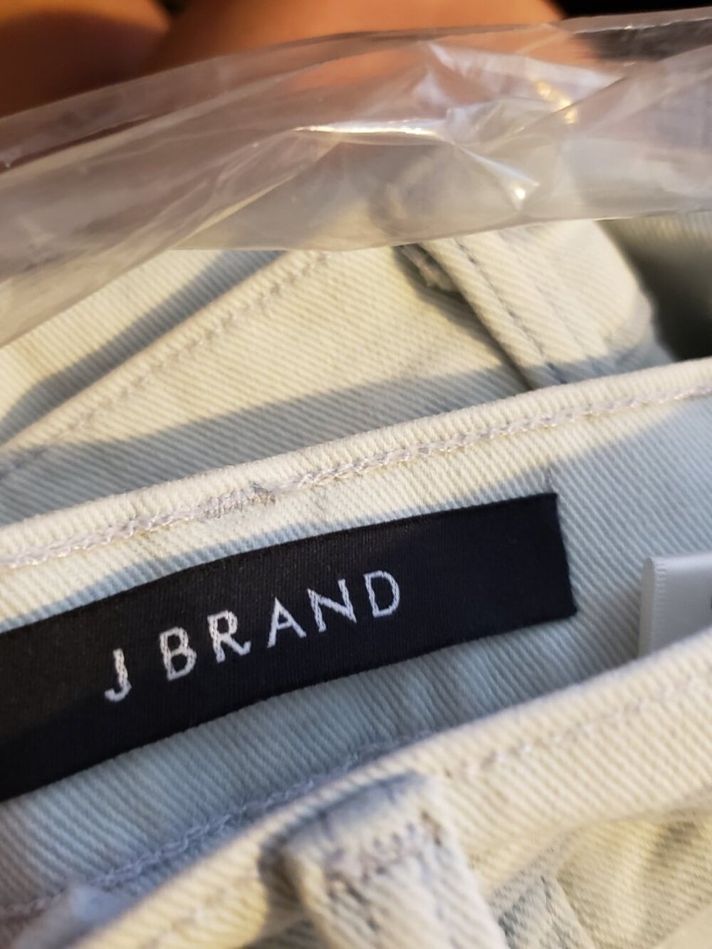 J Brand Joan Crop High Rise Jeans Powdered Wide Leg Size 27 #374 - Picture 3 of 8